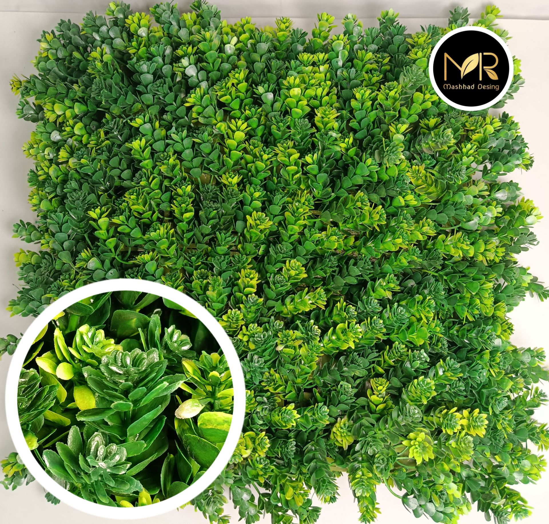 پنل گرین وال گل دار