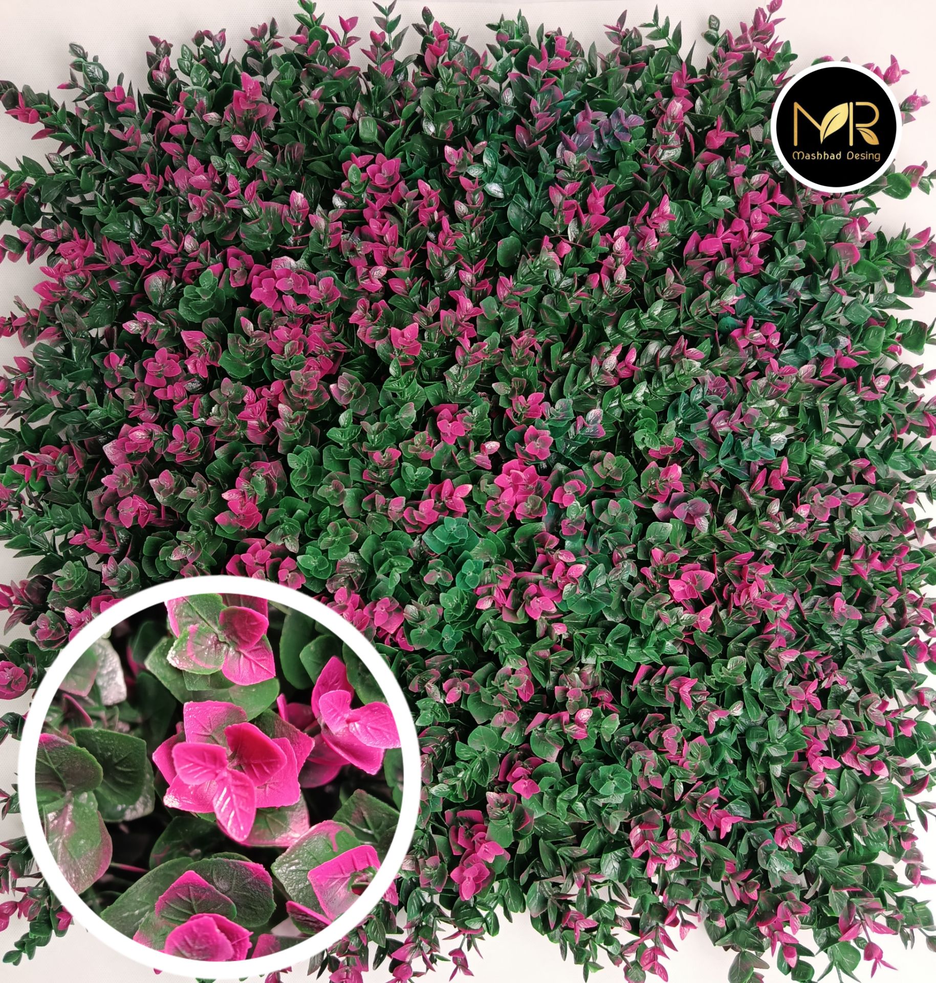 پنل گرین وال شمشاد رنگی سرخابی